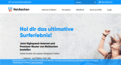 Desktop Screenshot of netaachen.de